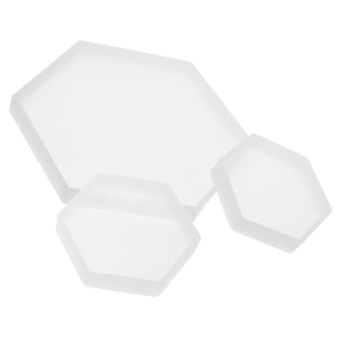 EPIGEIST 3 Stück Sechseckiger Tischform sechseckige Form Handformen Handwerk Sechseck-Tablettform epoxidharz Epoxidwarengussformen Große Hexagon -Silikonform Kristallformen für Harz EPIGEIST 3 Stück Sechseckiger Tischform sechseckige Form Handformen Handwerk Sechseck-Tablettform epoxidharz Epoxidwarengussformen Große Hexagon -Silikonform Kristallformen für Harz von EPIGEIST
