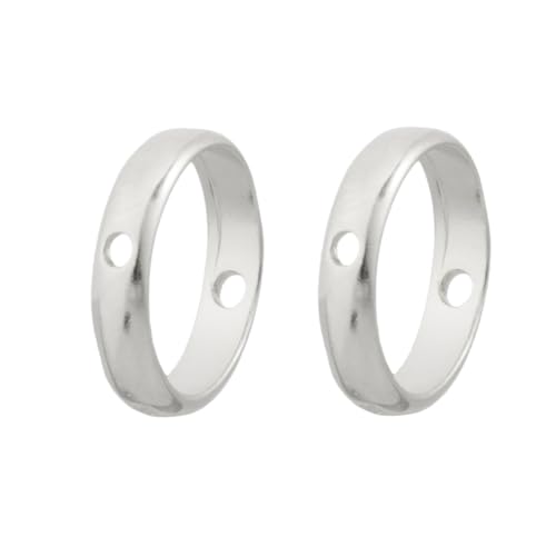 EPIGEIST 3 Stück Silber Schmuck DIY Lochringe Außendurchmesser Innendurchmesser Haltbare Ringperlen für Armband Schmuckherstellung Zubehör EPIGEIST 3 Stück Silber Schmuck DIY Lochringe Außendurchmesser Innendurchmesser Haltbare Ringperlen für Armband Schmuckherstellung Zubehör von EPIGEIST