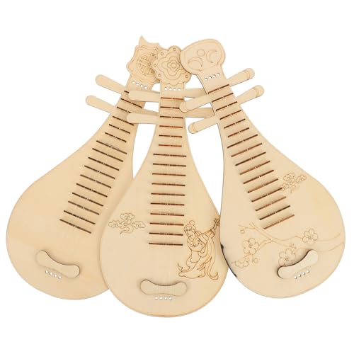 EPIGEIST 3 Stück Teiliges Chinesisches Holz Musikinstrument DIY Retro Lute Kreativ Pädagogisch Robust EPIGEIST 3 Stück Teiliges Chinesisches Holz Musikinstrument DIY Retro Lute Kreativ Pädagogisch Robust von EPIGEIST