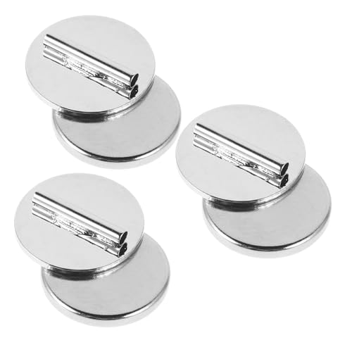 EPIGEIST 3 Stück Teiliges Mini Magnet Broschenhalter aus Metall Starker Magnetverschluss für Kleidung Langlebiger Pin Converter Silberner Magnethalter für Broschen und Anstecker EPIGEIST 3 Stück Teiliges Mini Magnet Broschenhalter aus Metall Starker Magnetverschluss für Kleidung Langlebiger Pin Converter Silberner Magnethalter für Broschen und Anstecker von EPIGEIST