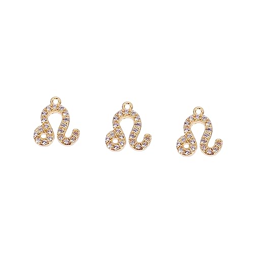 EPIGEIST 3 Stück Zodiac Anhänger Ohrringe Schmuck für Diy Elegantes Design für Ohrringe und Anhänger Kreative für Frauen für Besondere Anlässe von EPIGEIST