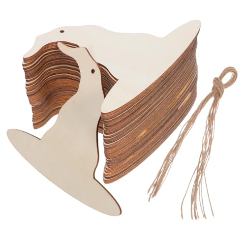 EPIGEIST 30 Stk. Teiliges Halloween Holzdekor Unbearbeitete Hexenhut Holzanhänger mit Robustem Holz DIY Bastelset mit Juteschnur Vielseitige Halloween Party Dekorationen Kreative EPIGEIST 30 Stk. Teiliges Halloween Holzdekor Unbearbeitete Hexenhut Holzanhänger mit Robustem Holz DIY Bastelset mit Juteschnur Vielseitige Halloween Party Dekorationen Kreative von EPIGEIST