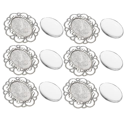 EPIGEIST 30 Stück Broschenhalter Reiz Lünette Herstellung Schild Broschen Für Frauen Pin-abzeichen-rohlinge Form Cabochons Leerzeichen Leere Anstecknadeln Schmuck Bastelset Legierung Silber EPIGEIST 30 Stück Broschenhalter Reiz Lünette Herstellung Schild Broschen Für Frauen Pin-abzeichen-rohlinge Form Cabochons Leerzeichen Leere Anstecknadeln Schmuck Bastelset Legierung Silber von EPIGEIST