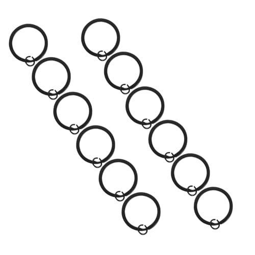EPIGEIST 30 Stück Flache Metall Schlüsselringe Runde Split Keyrings für Auto Haus Büro Schlüsselanhänger DIY Anhänger Zubehör Schwarz EPIGEIST 30 Stück Flache Metall Schlüsselringe Runde Split Keyrings für Auto Haus Büro Schlüsselanhänger DIY Anhänger Zubehör Schwarz von EPIGEIST