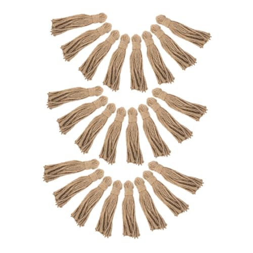 EPIGEIST 30 Stück Jute Tassels aus Natürlicher Jute für DIY Holzperlen Girlanden Projekte Rustikale Bastelquasten für Weihnachtsdekoration Vielseitige Kordel Quasten für Gemütlichen EPIGEIST 30 Stück Jute Tassels aus Natürlicher Jute für DIY Holzperlen Girlanden Projekte Rustikale Bastelquasten für Weihnachtsdekoration Vielseitige Kordel Quasten für Gemütlichen von EPIGEIST