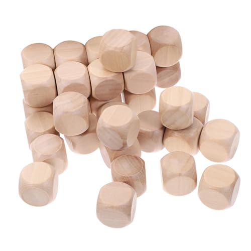 EPIGEIST 30 Stück Teiliges Blanko Holz Würfel Unbehandelte Holzklötze für DIY Bastelprojekte Sechsseitige Holzspielwürfel zum Bemalen und Individualisieren Originelles Bastelspielzeug für EPIGEIST 30 Stück Teiliges Blanko Holz Würfel Unbehandelte Holzklötze für DIY Bastelprojekte Sechsseitige Holzspielwürfel zum Bemalen und Individualisieren Originelles Bastelspielzeug für von EPIGEIST