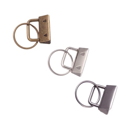 EPIGEIST 30 Stück Teiliges DIY Schlüsselband Metall Schlüsselclips in Nickel Gunmetal und Bronze Robustes Key Fob Hardware für Lanyards Armbänder und Handgefertigte Stoffbänder von EPIGEIST