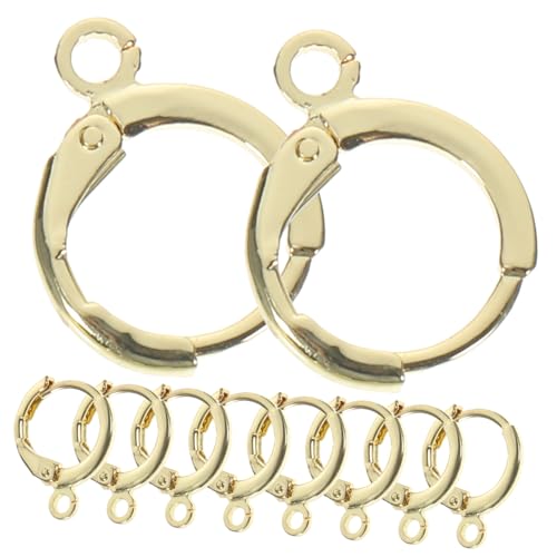 EPIGEIST 30 Stück Teiliges Französische Ohrhaken aus Vergoldetem Material für Handgefertigten Schmuck Leicht zu Verarbeiten Geeignet für DIY Ohrringe und Ohrschmuck Bastelprojekte von EPIGEIST
