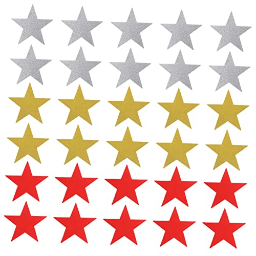 EPIGEIST 30 Stück Teiliges Glitzernde Papier Stern Ausschnitte Dekorative Wand und Pinnwand Deko für Schule Klassenzimmer Partys Robustes Papiermaterial Gold Silber Rot EPIGEIST 30 Stück Teiliges Glitzernde Papier Stern Ausschnitte Dekorative Wand und Pinnwand Deko für Schule Klassenzimmer Partys Robustes Papiermaterial Gold Silber Rot von EPIGEIST