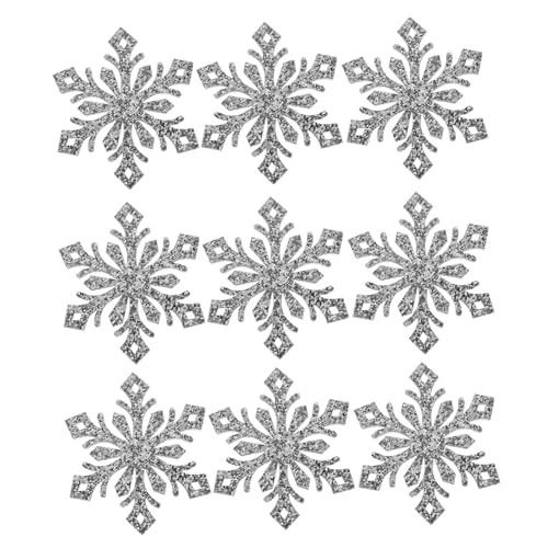 EPIGEIST 30 Stück Teiliges Schneeflocken Glitzernde DIY Haar Accessoires Leichte Pailletten für Haarnadeln Kleidung und Bastelprojekte Silberfarbene Aufnäher für Kreative Schmuckgestaltung EPIGEIST 30 Stück Teiliges Schneeflocken Glitzernde DIY Haar Accessoires Leichte Pailletten für Haarnadeln Kleidung und Bastelprojekte Silberfarbene Aufnäher für Kreative Schmuckgestaltung von EPIGEIST
