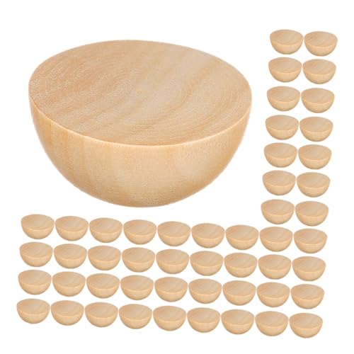 EPIGEIST 300 Stück Halbholzperlen Unvollendete Halbkreis Holzperlen Zum Bemalen Für DIY Bastelprojekte Natürliche Kugel Holzdekoration Für Wandkunst Und Heimdeko EPIGEIST 300 Stück Halbholzperlen Unvollendete Halbkreis Holzperlen Zum Bemalen Für DIY Bastelprojekte Natürliche Kugel Holzdekoration Für Wandkunst Und Heimdeko von EPIGEIST