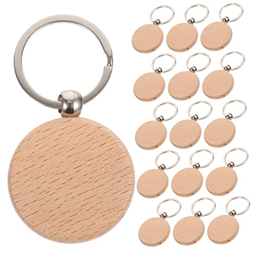 EPIGEIST 30Stücke Holz Schlüsselanhänger Blanko DIY Holzschlüsselring Rohlinge für Gravuren Bastelprojekte und für Malerei und Dekoration EPIGEIST 30Stücke Holz Schlüsselanhänger Blanko DIY Holzschlüsselring Rohlinge für Gravuren Bastelprojekte und für Malerei und Dekoration von EPIGEIST