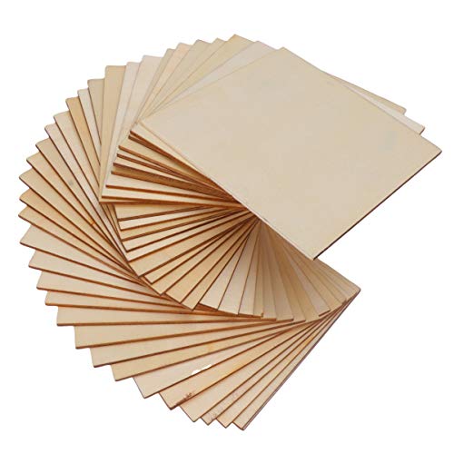 EPIGEIST 36Stücke Holzscheiben Naturholz Bastelzubehör für DIY Projekte Rechteckige Holzchips für Dekoration für Feste und Gestaltung EPIGEIST 36Stücke Holzscheiben Naturholz Bastelzubehör für DIY Projekte Rechteckige Holzchips für Dekoration für Feste und Gestaltung von EPIGEIST