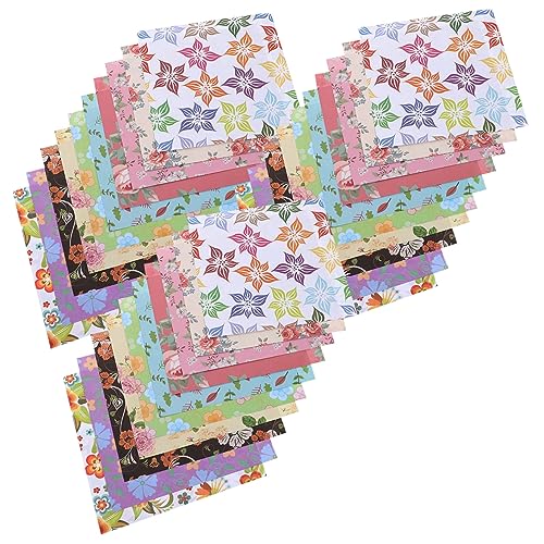 EPIGEIST 3Sätze DIY Origami Papier Pack Doppelseitiges Bastelpapier für Zufälligen Designs für Handwerksprojekte und Fördert Konzentration von EPIGEIST