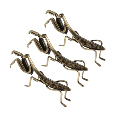 EPIGEIST 3stücke Mantis-schreibtischornament Aus Messing Filigrane Gottesanbeterin-Statue Mit Vintage-Finish Innenraumschmuck Für Wohnzimmer Oder Büro EPIGEIST 3stücke Mantis-schreibtischornament Aus Messing Filigrane Gottesanbeterin-Statue Mit Vintage-Finish Innenraumschmuck Für Wohnzimmer Oder Büro von EPIGEIST