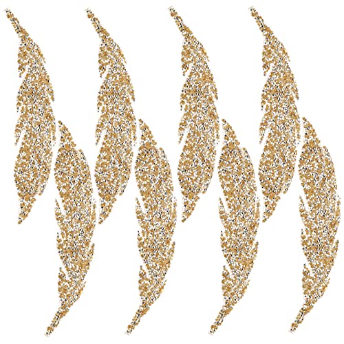 EPIGEIST 4 Paare Strass-patches Abriebfeste Hutaufnäher Nähen Verzierungen Austauschbare Hutaufnäher Abriebfeste Kleidungsflicken Sticken Mantelflicken Strasssteine Gelb von EPIGEIST