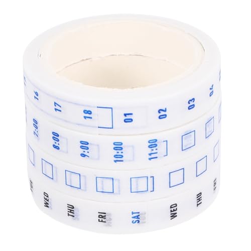 EPIGEIST 4 Rollen Washi Tape Weißes Japanisches Dekoratives Klebeband für Wochenplaner Scrapbooking DIY Journal Zeitplan Effizienzpapier Masking Tape für Tagebuch und Kalender EPIGEIST 4 Rollen Washi Tape Weißes Japanisches Dekoratives Klebeband für Wochenplaner Scrapbooking DIY Journal Zeitplan Effizienzpapier Masking Tape für Tagebuch und Kalender von EPIGEIST