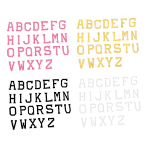 EPIGEIST 4 Sätze Bestickte Buchstaben Patches zum Aufbügeln Bunte Alphabet Applikationen für Kleidung Reparatur und DIY Dekoration Geeignet für Shirts Pullover Taschen Kissen EPIGEIST 4 Sätze Bestickte Buchstaben Patches zum Aufbügeln Bunte Alphabet Applikationen für Kleidung Reparatur und DIY Dekoration Geeignet für Shirts Pullover Taschen Kissen von EPIGEIST