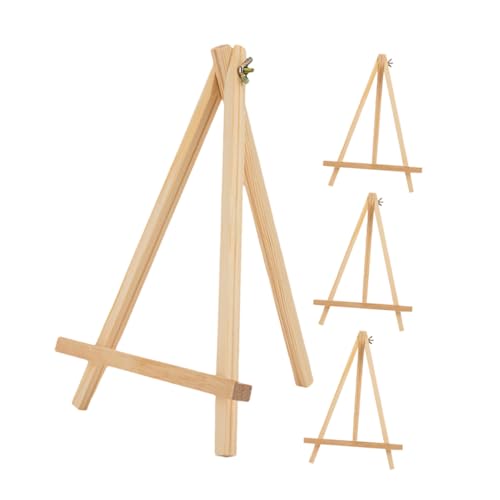 EPIGEIST 4 Stück Klappbare Mini Holz Staffeleien Tischstaffelei Verstellbar Robust für Künstler Malen Ausstellung Display EPIGEIST 4 Stück Klappbare Mini Holz Staffeleien Tischstaffelei Verstellbar Robust für Künstler Malen Ausstellung Display von EPIGEIST