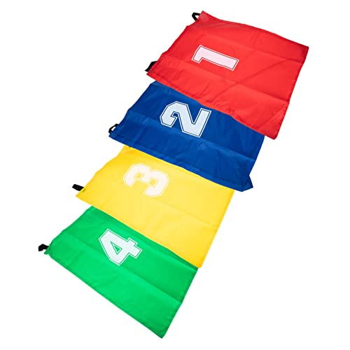 EPIGEIST 4 Stück Sprungsack spielset Outdoor Outdoor Spiele Sporttasche für Sacklauf springende groß Säcke für Sackhüpfen Springspielzeug für Segeltuch von EPIGEIST