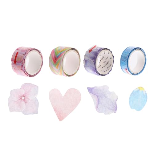 EPIGEIST 4 Stück Teiliges Buntes Washi Tape Wasserfestes Leicht Abziehbares Scrapbook Klebeband für DIY Dekoration pro für Basteln Journaling und Kreative Geschenkverpackung EPIGEIST 4 Stück Teiliges Buntes Washi Tape Wasserfestes Leicht Abziehbares Scrapbook Klebeband für DIY Dekoration pro für Basteln Journaling und Kreative Geschenkverpackung von EPIGEIST