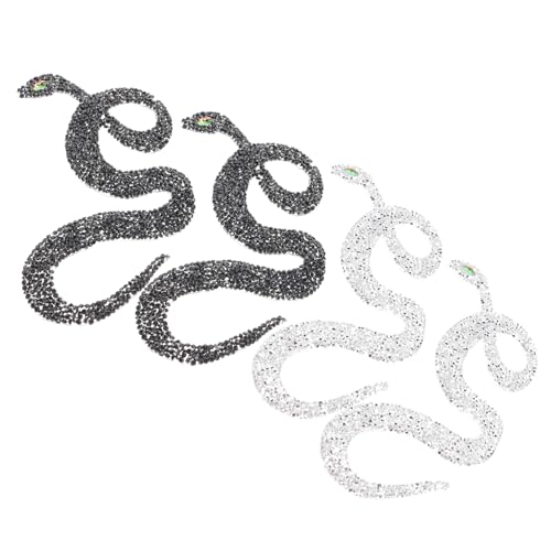 EPIGEIST 4 Stück Teiliges Schlangenförmiges Strass Patch zum Aufbügeln Selbstklebende Applikation für Kleidung DIY Bastelbedarf für Reparaturen und Dekoration Schwarz und Weiß EPIGEIST 4 Stück Teiliges Schlangenförmiges Strass Patch zum Aufbügeln Selbstklebende Applikation für Kleidung DIY Bastelbedarf für Reparaturen und Dekoration Schwarz und Weiß von EPIGEIST