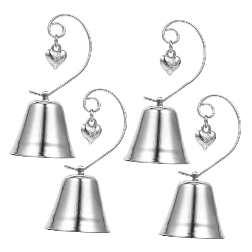 EPIGEIST 4 Stück Tischkartenhalter Glocken Design Platzkartenhalter Foto und Namenskartenclip für Hochzeit Geburtstag Jubiläum Dekorativer Metallhalter für Tischdekoration von EPIGEIST