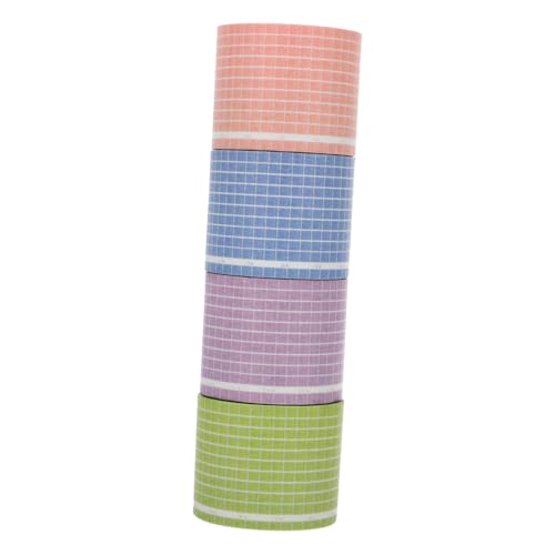 EPIGEIST 4 Stück Washi Tape Breit Dekoratives Klebeband mit Schlichtem Karomuster Vielseitig für Scrapbooking Tagebücher Geschenkverpackung und DIY Bastelprojekte Farblich Zufällige Farbe EPIGEIST 4 Stück Washi Tape Breit Dekoratives Klebeband mit Schlichtem Karomuster Vielseitig für Scrapbooking Tagebücher Geschenkverpackung und DIY Bastelprojekte Farblich Zufällige Farbe von EPIGEIST