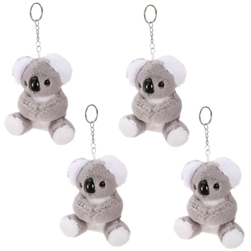 EPIGEIST 4 Stücke Puppe Schlüsselanhänger Puppe Tasche Puppe Niedliche Schlüsselanhänger Anhänger Niedliche Puppe Schlüssel Cartoon Puppe Schlüsselanhänger Auto Schlüsselanhänger Plüsch von EPIGEIST