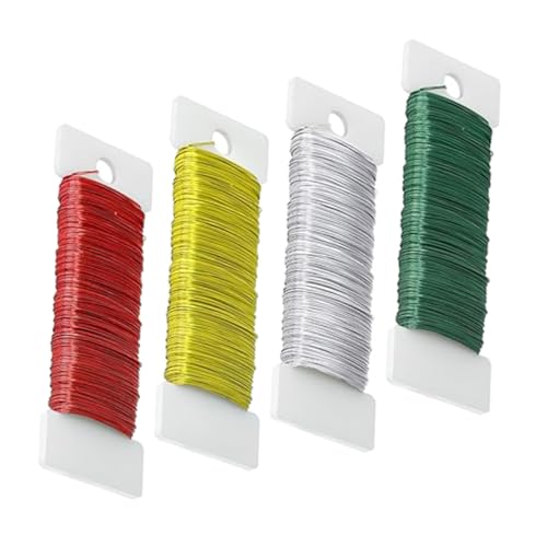 EPIGEIST 4-teiliger Draht Zur Schmuckherstellung: Flexibler Metalldraht Zum Basteln – Schnur Zur Armbandherstellung Für Schmuckornamente Und Blumenkunst – Bunt Für Diy-projekte Und EPIGEIST 4-teiliger Draht Zur Schmuckherstellung: Flexibler Metalldraht Zum Basteln – Schnur Zur Armbandherstellung Für Schmuckornamente Und Blumenkunst – Bunt Für Diy-projekte Und von EPIGEIST