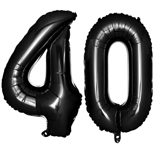 EPIGEIST 40 40 Zahlenballons Heliumballon 30 Ballonnummern Ballonbogen-Kit alles zum geburtstag ballonbanner zahlenluftballons balloons hochzeitsdeko Folienballons Jubiläumsballons von EPIGEIST