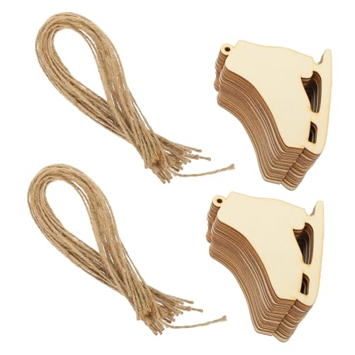 EPIGEIST 40 Sätze Teiliges Hölzerne Weihnachtsanhänger Eislaufschuhe DIY zum Bemalen Basteln Weihnachtsbaumdeko Natürliche Holzscheiben Weihnachtsdekoration EPIGEIST 40 Sätze Teiliges Hölzerne Weihnachtsanhänger Eislaufschuhe DIY zum Bemalen Basteln Weihnachtsbaumdeko Natürliche Holzscheiben Weihnachtsdekoration von EPIGEIST