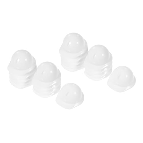 EPIGEIST 40 Stück Miniatur Bauhelme Sicherheitshelme für Puppen Party Dekoration Hochwertige Kunststoffmütze für Kreative Bastelideen für Mini Doll Zubehör und Dress Up von EPIGEIST