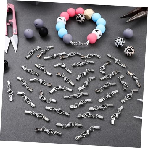 EPIGEIST 40 Stück Teiliges Edelstahl Lobster Claw Verschluss Robuste Schmuckverbinder Einfache Handhabung für DIY Armbänder Halsketten Ohrschmuck Langlebige Karabinerclips EPIGEIST 40 Stück Teiliges Edelstahl Lobster Claw Verschluss Robuste Schmuckverbinder Einfache Handhabung für DIY Armbänder Halsketten Ohrschmuck Langlebige Karabinerclips von EPIGEIST