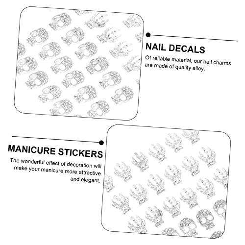 EPIGEIST 40 Stück Teiliges Halloween Nail Charms mit Schädel und Strasssteinen Skelett Nail Art Schmuck für Nageldesign und Schmuckdekor EPIGEIST 40 Stück Teiliges Halloween Nail Charms mit Schädel und Strasssteinen Skelett Nail Art Schmuck für Nageldesign und Schmuckdekor von EPIGEIST