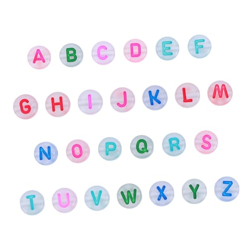 EPIGEIST 400 Stück Leuchtperlen Buchstaben Herz Muster Acryl Perlen für Schmuckherstellung DIY Armband Halskette Bastelperlen Mix Farben Langlebig und Vielseitig EPIGEIST 400 Stück Leuchtperlen Buchstaben Herz Muster Acryl Perlen für Schmuckherstellung DIY Armband Halskette Bastelperlen Mix Farben Langlebig und Vielseitig von EPIGEIST