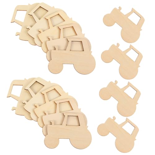EPIGEIST 40Stücke Holzausschnitte für Unvollendete DIY Bastelstücke Traktorform Gestalten Hochwertigem Holz Bastelprojekte EPIGEIST 40Stücke Holzausschnitte für Unvollendete DIY Bastelstücke Traktorform Gestalten Hochwertigem Holz Bastelprojekte von EPIGEIST