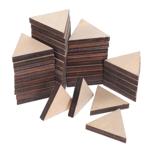 EPIGEIST 40pcs Unvollendete Holzmosaikfliesen Basteln Holzstücke DIY -holzdreiecke Für Handwerksheim -dekore Büro Gewerbeflächen von EPIGEIST
