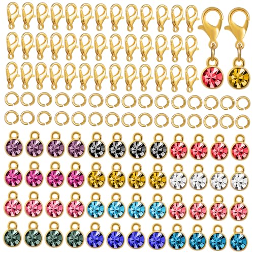 EPIGEIST 48 Stk. Teiliges Schmuckanhänger mit Farben Geburtsstein Besetzt Langlebige Legierung Vielseitig für Diy Halsketten Armbänder Ohrringe Schlüsselanhänger Einfache Befestigung EPIGEIST 48 Stk. Teiliges Schmuckanhänger mit Farben Geburtsstein Besetzt Langlebige Legierung Vielseitig für Diy Halsketten Armbänder Ohrringe Schlüsselanhänger Einfache Befestigung von EPIGEIST