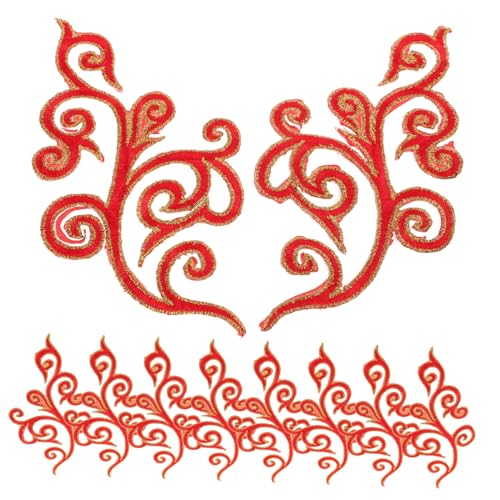 EPIGEIST 5 Paare Gestickter Stoffaufnäher DIY Kleidung Dekoration Chinesische Stil Patches Bügel Aufnäher gestickte Aufnäher mit Blumen Aufnäher mit Blumenstickerei Baumwolle rot EPIGEIST 5 Paare Gestickter Stoffaufnäher DIY Kleidung Dekoration Chinesische Stil Patches Bügel Aufnäher gestickte Aufnäher mit Blumen Aufnäher mit Blumenstickerei Baumwolle rot von EPIGEIST