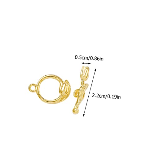 EPIGEIST 5 Sätze Ot Knebelverschlüsse aus Metall Goldfarbene Schmuckverschlüsse für DIY Armbänder und Halsketten O Ring mit T Bar Vielseitig für Handwerksprojekte und Reparaturen EPIGEIST 5 Sätze Ot Knebelverschlüsse aus Metall Goldfarbene Schmuckverschlüsse für DIY Armbänder und Halsketten O Ring mit T Bar Vielseitig für Handwerksprojekte und Reparaturen von EPIGEIST