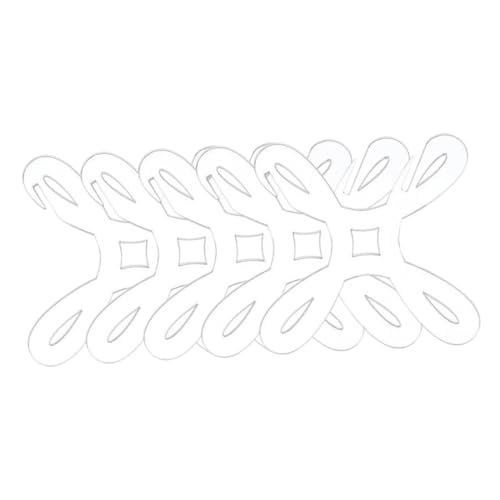 EPIGEIST 5 Stck Kleine Transparente Acryl Spulen für Näh und Strickgarn Leere Garnrollen mit Praktischem Design für Zuhause und Unterwegs Langlebig und Leicht von EPIGEIST