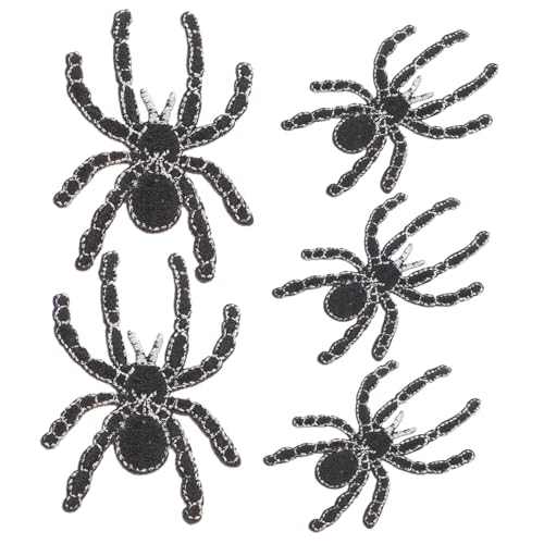 EPIGEIST 5 Stck. Teiliges Bestickte Spinnen Aufnäher zum Aufnähen und Aufbügeln Stylische Tierpatches für Kleidung Dekoration DIY Jeans Kleider Party Halloween-accessoires EPIGEIST 5 Stck. Teiliges Bestickte Spinnen Aufnäher zum Aufnähen und Aufbügeln Stylische Tierpatches für Kleidung Dekoration DIY Jeans Kleider Party Halloween-accessoires von EPIGEIST