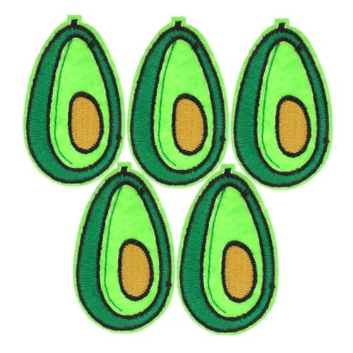EPIGEIST 5 Stück Bestickte Avocado Aufnäher zum Aufbügeln DIY Stoff Applikationen für Jacken Rucksäcke Caps und Jeans Grüne Frucht Patches für Shirts und Kleidung EPIGEIST 5 Stück Bestickte Avocado Aufnäher zum Aufbügeln DIY Stoff Applikationen für Jacken Rucksäcke Caps und Jeans Grüne Frucht Patches für Shirts und Kleidung von EPIGEIST