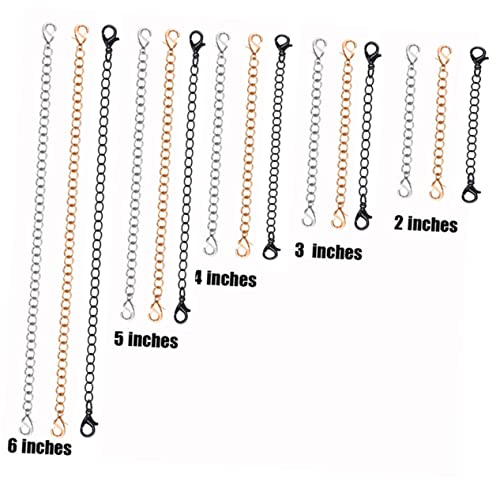 EPIGEIST 5 Stück Halskettenverlängerung Teilig mit Karabinerhaken für DIY Schmuckherstellung Roségold Robuste Kettenverlängerungen für und Armbänder EPIGEIST 5 Stück Halskettenverlängerung Teilig mit Karabinerhaken für DIY Schmuckherstellung Roségold Robuste Kettenverlängerungen für und Armbänder von EPIGEIST