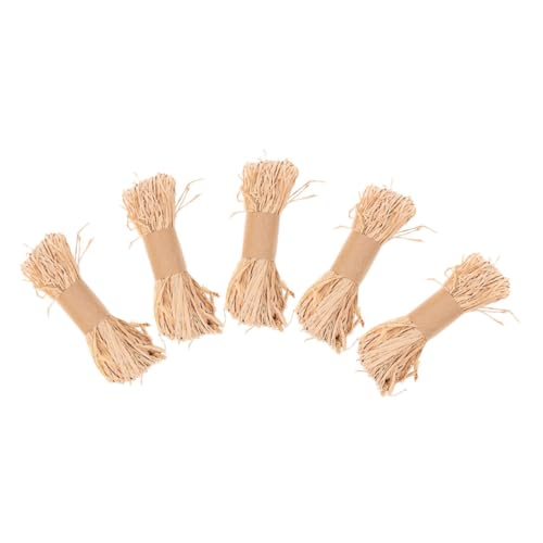 EPIGEIST 5 Stück Natürliche Raffia-bänder aus Bastgras Strapazierfähiges Diy-kunsthandwerk Rustikale Geschenkverpackung Floristen-schleifen Vielseitige Bastelmaterialien für Hochzeiten und EPIGEIST 5 Stück Natürliche Raffia-bänder aus Bastgras Strapazierfähiges Diy-kunsthandwerk Rustikale Geschenkverpackung Floristen-schleifen Vielseitige Bastelmaterialien für Hochzeiten und von EPIGEIST