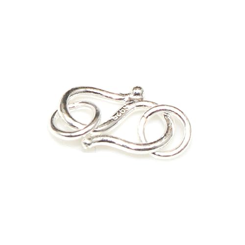 EPIGEIST 5 Stück S Haken Verschlüsse Silber für DIY Schmuckherstellung für Armbänder und Charm Armbänder Hochwertige Langlebige S Form und Form Design von EPIGEIST