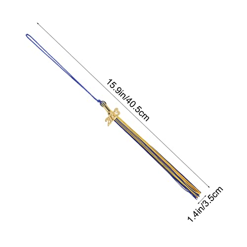 EPIGEIST 5 Stück Teiliges Doktorhut Quasten in Blau Gold Kreative Abschlusskappen Dekoration Langlebige Abschluss Quastenanhänger für Absolventenfeier und Erinnerungsgeschenk EPIGEIST 5 Stück Teiliges Doktorhut Quasten in Blau Gold Kreative Abschlusskappen Dekoration Langlebige Abschluss Quastenanhänger für Absolventenfeier und Erinnerungsgeschenk von EPIGEIST