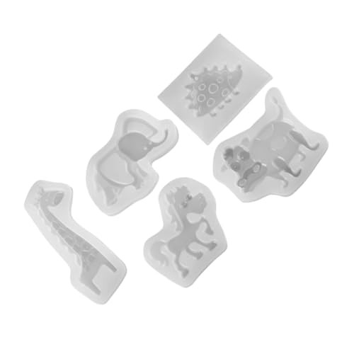 EPIGEIST 5 Stück Teiliges Epoxidharz Silikonform mit Giraffe Elefant Igel Pferd und Kuh Wiederverwendbare Leicht zu Reinigende Tiermotive für DIY Schmuck Dekoration und Bastelarbeiten EPIGEIST 5 Stück Teiliges Epoxidharz Silikonform mit Giraffe Elefant Igel Pferd und Kuh Wiederverwendbare Leicht zu Reinigende Tiermotive für DIY Schmuck Dekoration und Bastelarbeiten von EPIGEIST
