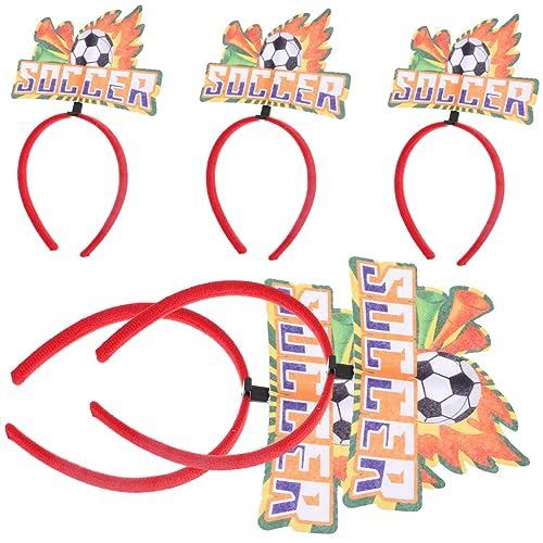 EPIGEIST 5 Stück Teiliges Fußball Stirnband Leichte Party Dekoration Komfortables Haarband Accessoire für Fußballfans Sportveranstaltungen EPIGEIST 5 Stück Teiliges Fußball Stirnband Leichte Party Dekoration Komfortables Haarband Accessoire für Fußballfans Sportveranstaltungen von EPIGEIST